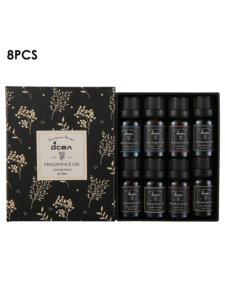 

Essential Oil Set | Organic Blends for Diffusers | 8pcs 10ml Gift for Her, Suitable for Home Care, C