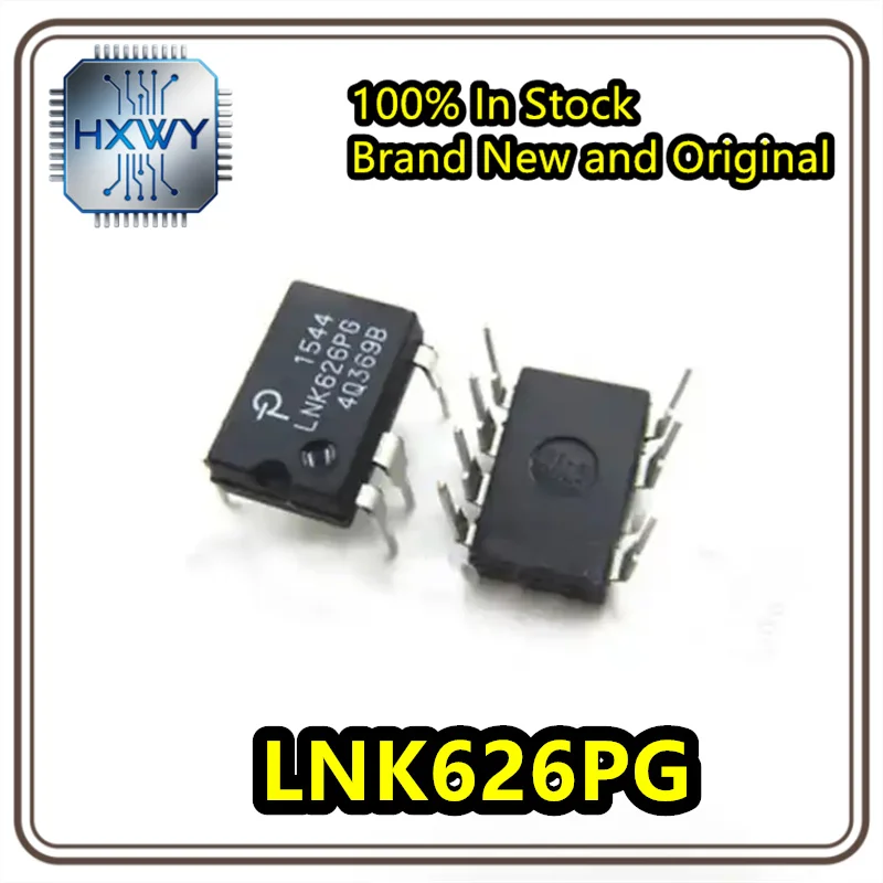 (10/50 Pieces) LNK626 LNK626PG DIP-7 Through-hole LCD Power Management Chip, Brand New Original, In Stock, IC Chip