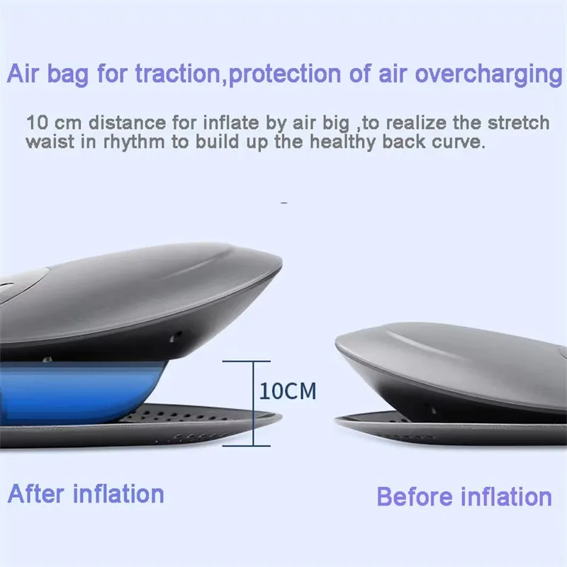 Handheld Waist Abdomen Massager Vibration Heating Portable Body Massage Device for Waist Back Muscle Relaxation