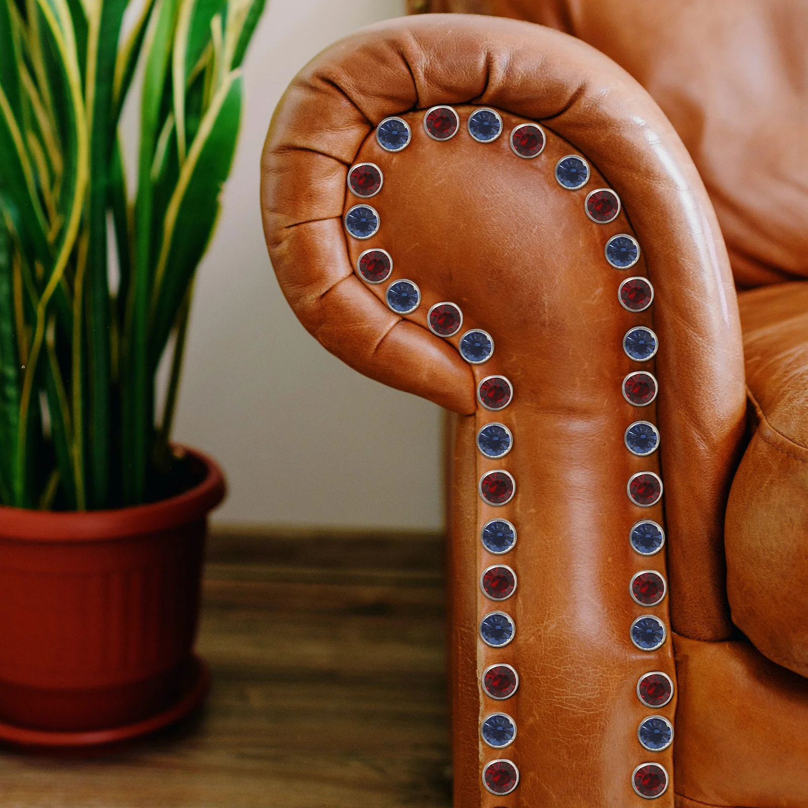 120 قطعة 8 مللي متر حجر الراين المسامير تألق كريستال ترصيع تركيب سريع للحقائب الأحذية طوق بكلاب Diy بها بنفسك اكسسوارات #6