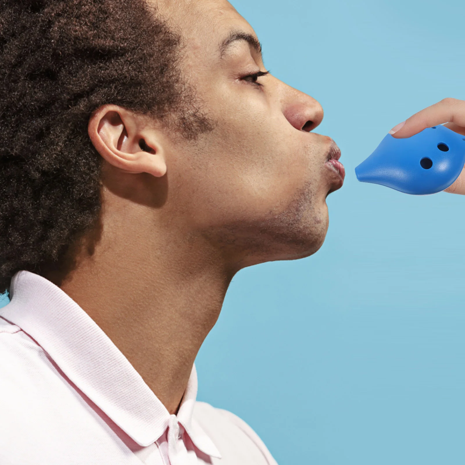 

2Pcs 6 Holes Ocarina Beginner Friendly Easy to Learn Play Clear Sound Multiple Mouth Designs Stylish Color Portable Music