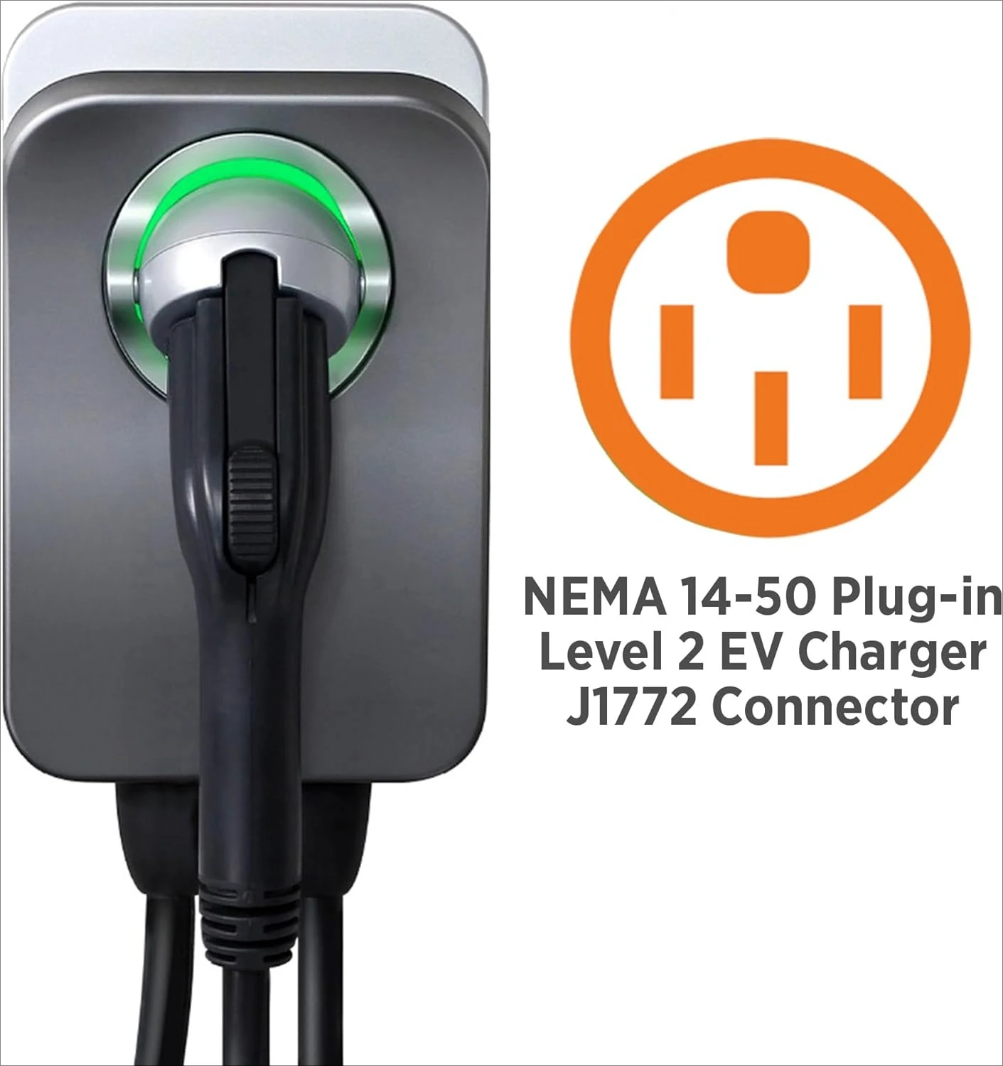 

2 EV Charger J1772, вилка NEMA 14-50 для электромобиля - быстрая умная зарядка аккумулятора дома для электромобиля - распродажа