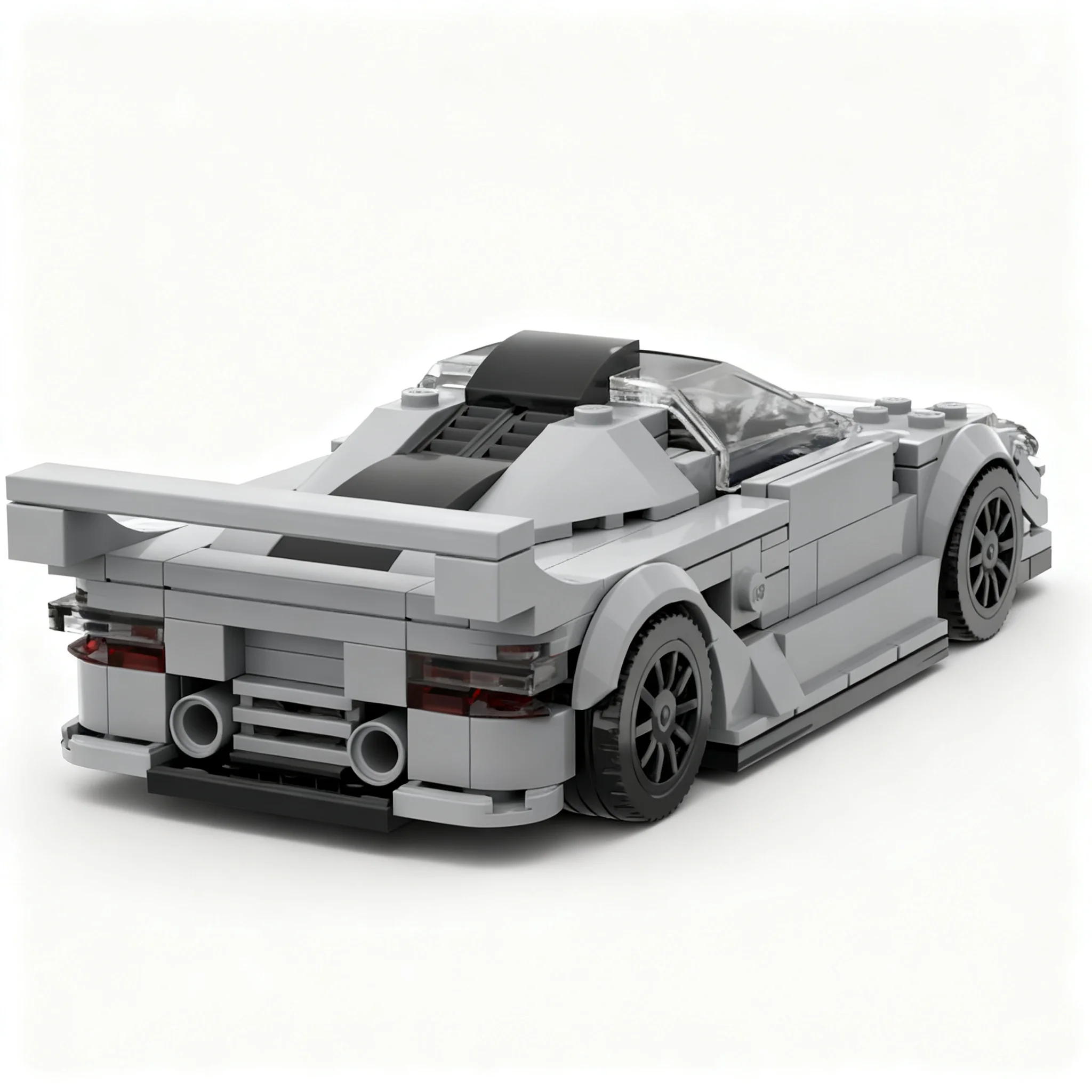 298pcs MOC Mercedesees Clk Gtr City Champions Model Building Blocks Architecture Toy Christmas Gift Display Brick 3D Collection view 4