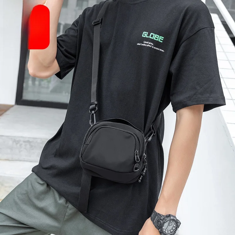 

Мужская легкая модная сумка через плечо, спортивная сумка для мобильного телефона, повседневная сумка-мессенджер