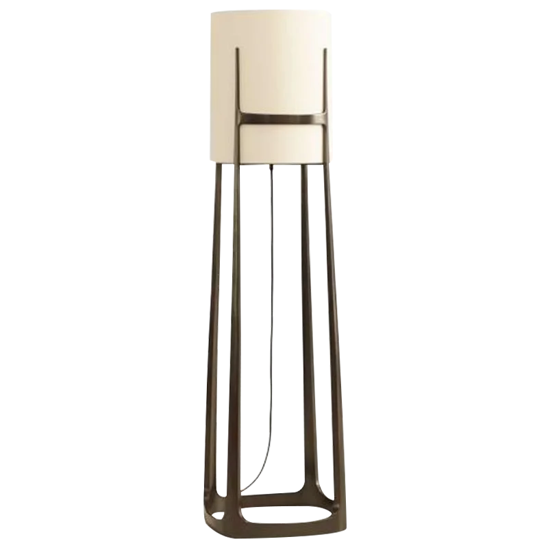 

Post-modern creative new Chinese style living room floor lamp Nordic simple personality bedroom study tea house art floor lamp