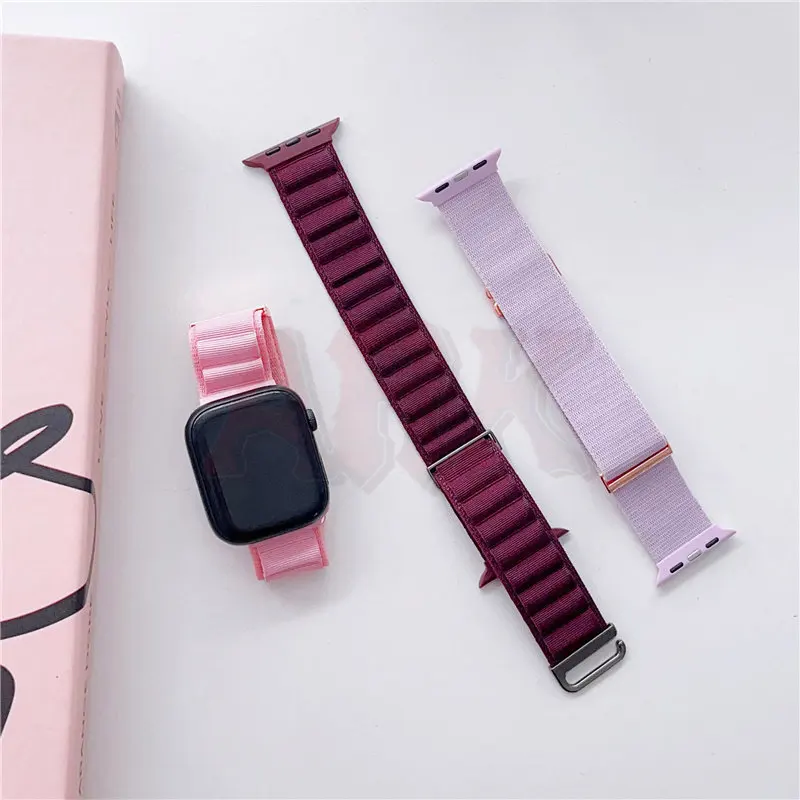 Alpine Loop Strap for Apple Watch Band 49mm 45mm 41mm 44mm 40mm 38mm for H11 W59 N8 Z59 Z8 DT8 MT8 W68 Ultra DTNo.1 DT7 Max S7