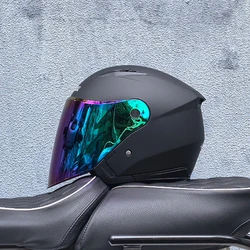 Moto rcycle capacete masculino do sexo feminino quatro estações para moto cicleta cascos para moto dupla lente de corrida metade capacetes