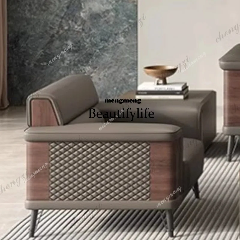 

d5556 High Pu Leather Office Sofas Coffee Combination Company Office Sofas Meeting President Office Furniture Gado Mai Matasai