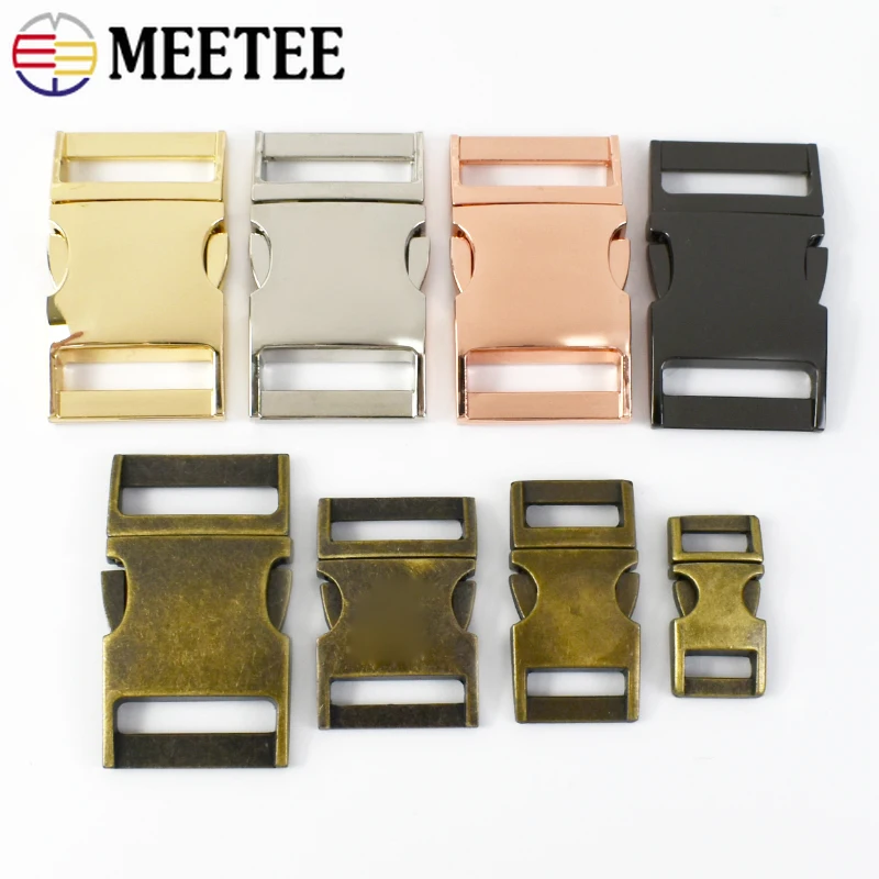 

5/10Pcs Metal Quick Release Buckle Bag Strap Closure Clip Clasp Webbing Belt Pet Collar Hook Backpack DIY Sewing Hardware Supply