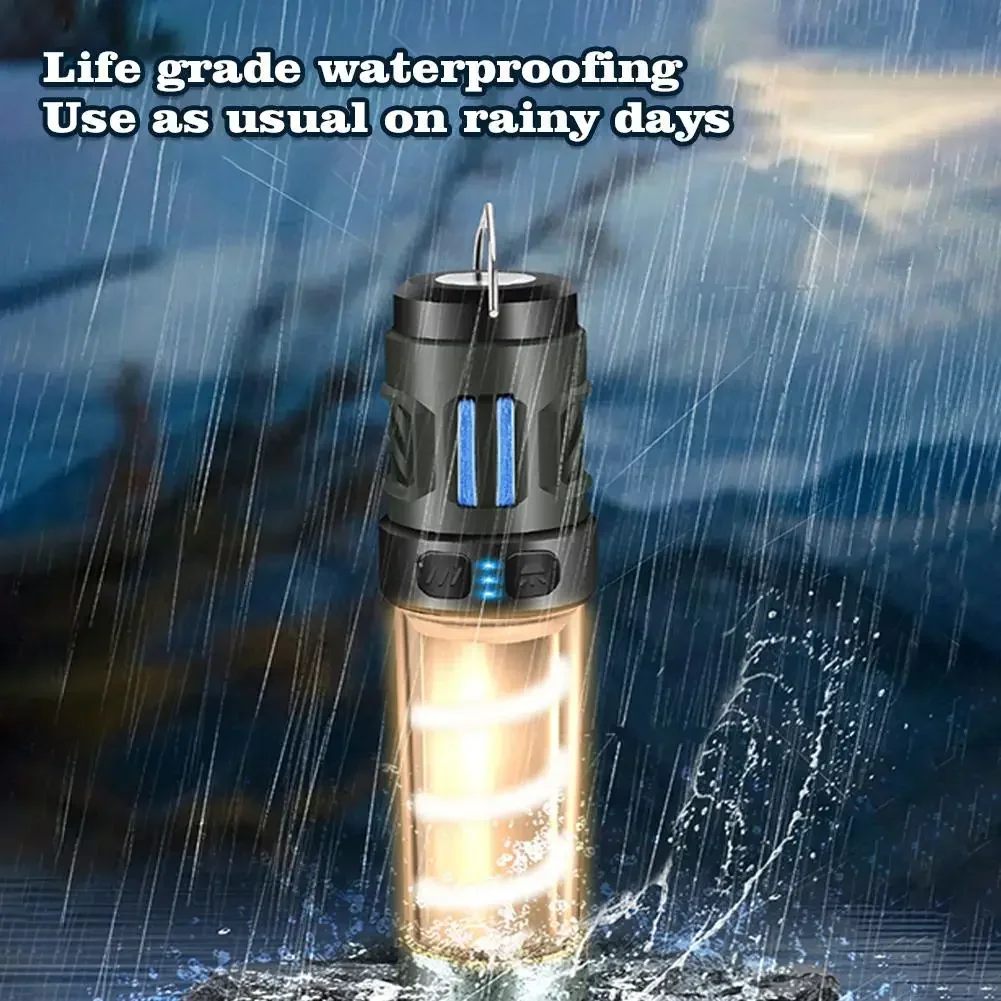 Mosquito Repellent Lamp Cool Camping Gear Mosquito Lamp Killer LED Flashlight Magnet USB Charging Portable Mosquito Lantern