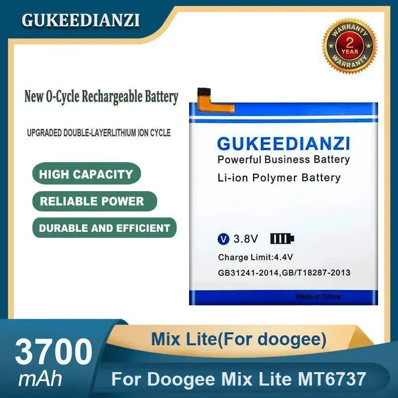 

Аккумулятор для мобильного телефона Mix Lite высокой емкости 3700 мАч (для doogee) для Doogee Mix Lite MT6737