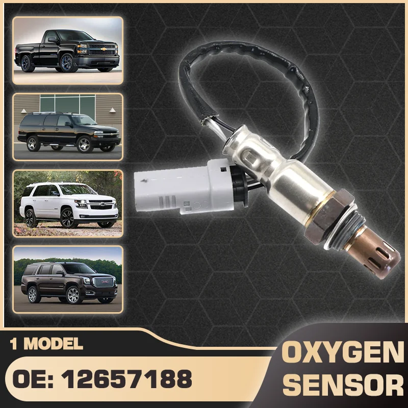 Sensor de oxígeno Lambda 12657188 para Chevrolet Silverado 1500 Chevrolet Suburban MK11 Chevrolet Tahoe MK4 GMC Yukon GMC Yukon XL