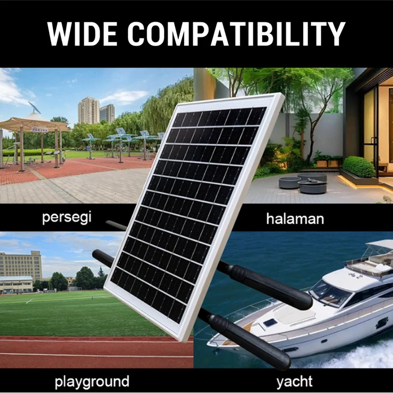 Solar Powered 4G LTE Modem Router with WiFi Extender IP66 Waterproof SIM Slot for Outdoor Use