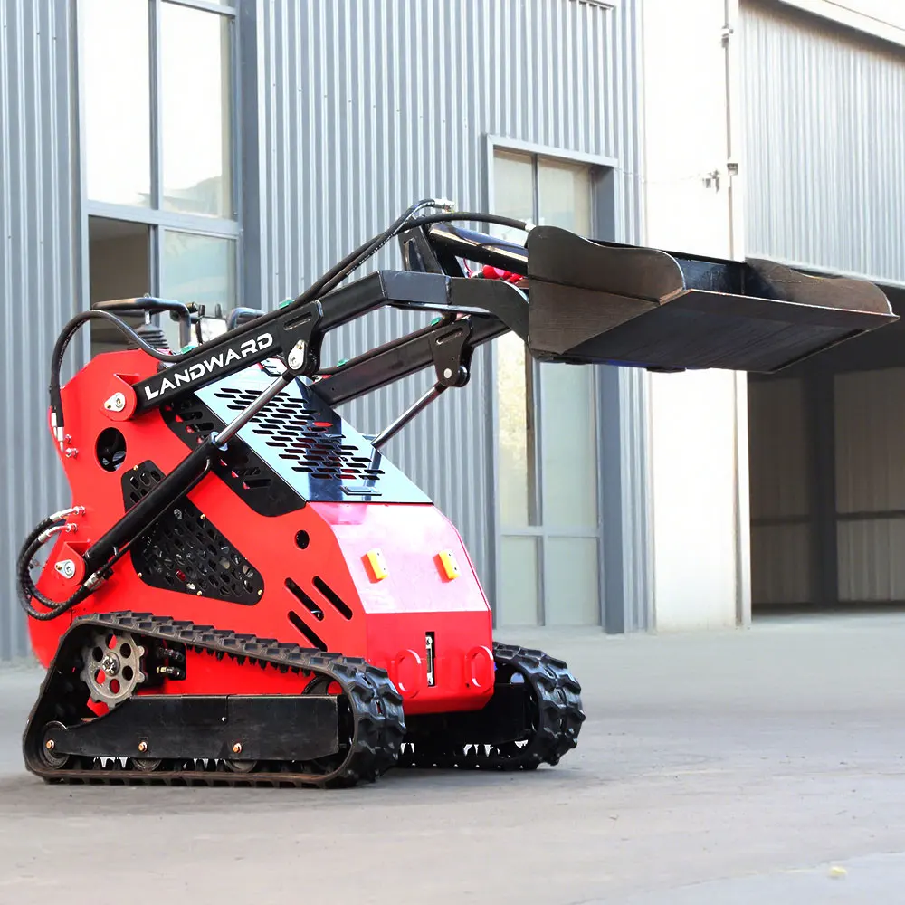 Minipala cingolata diesel di alta qualità in vendita Piccolo caricatore cingolato Strumento di caricamento efficiente agricolo personalizzato