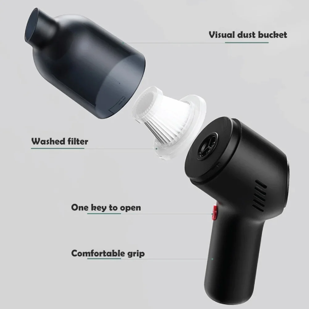 車用の洗える再利用可能なフィルター、コードレス掃除機、家庭用掃除機、交換用アクセサリー、スペアパーツ、1個、3個