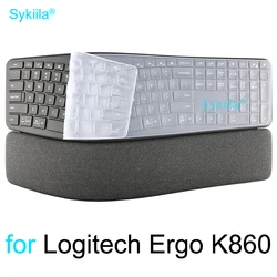Keyboard Cover for Logitech ERGO K860 for Logi Business Silicone Protector Skin Case Accessories
