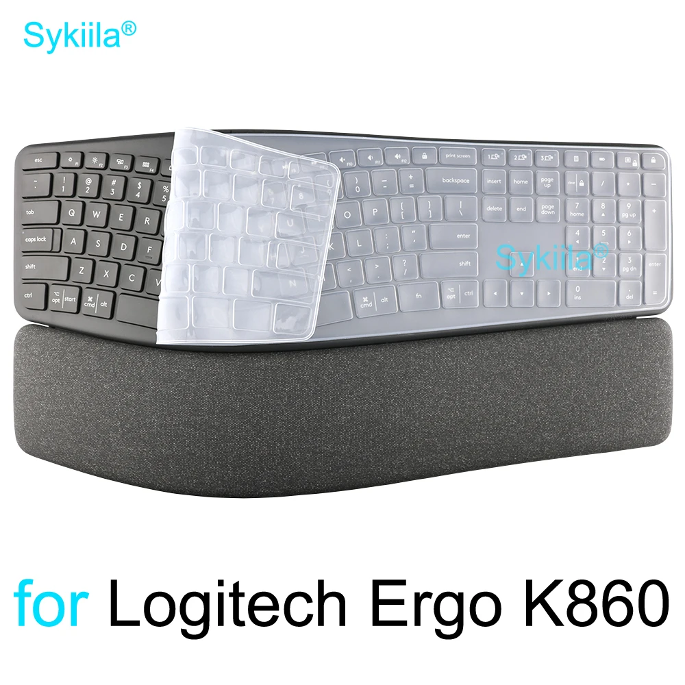 Keyboard Cover for Logitech ERGO K860 for Logi Business Silicone Protector Skin Case Accessories 2021