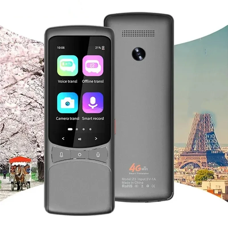 BNVN-Z3 4G مترجم صوتي ذكي 134 لغة يدعم تسجيل الصور WIFI الترجمة الذكية أثناء السفر #5