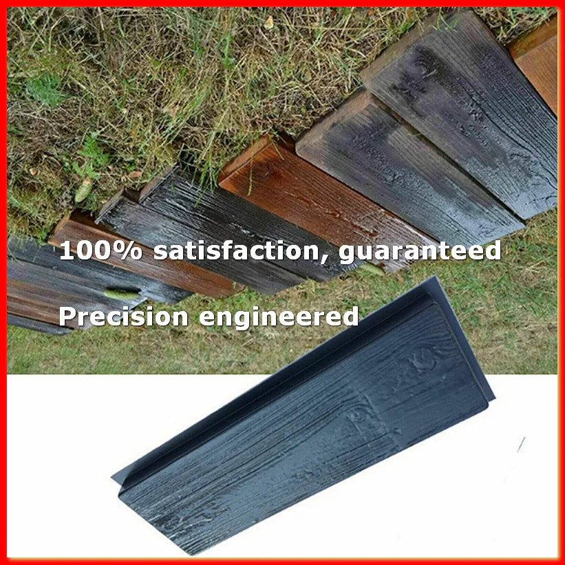 

Concrete Molds, Wooden Boards Shape Concrete Mould, DIY Plastic Molded Paving Mold, Garden Stepping Stone Mold , 2 Pack-A79M
