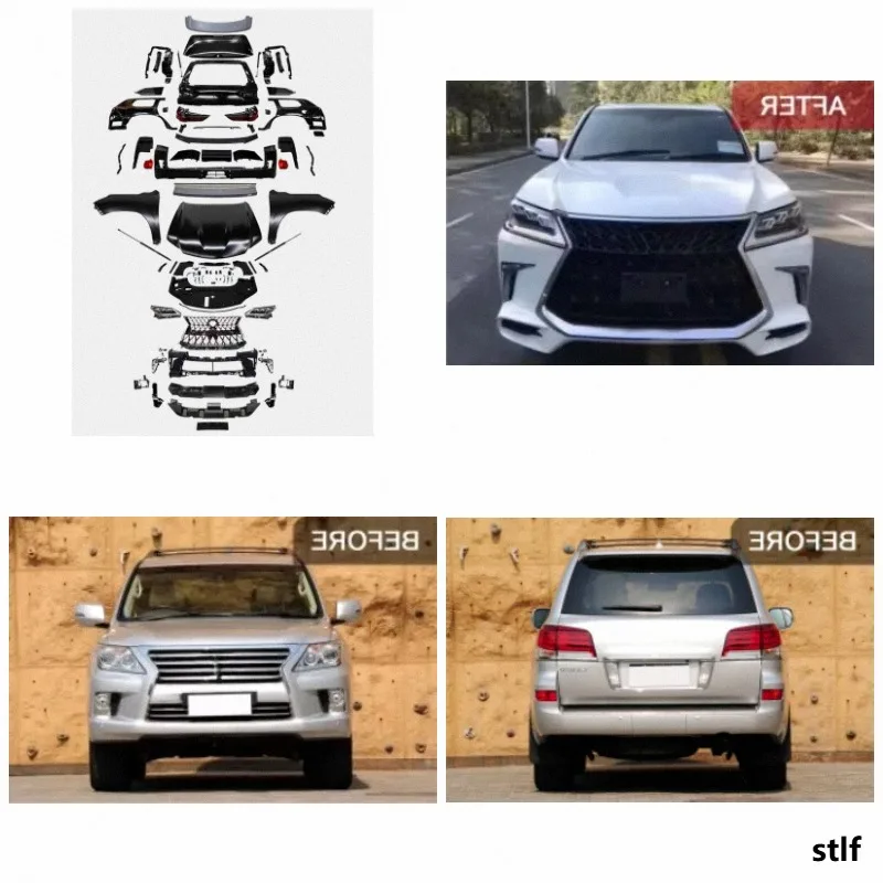 For One-to-One Upgrade New Condition Bumper for 2008-2015 for LX Models for 2018 for LX