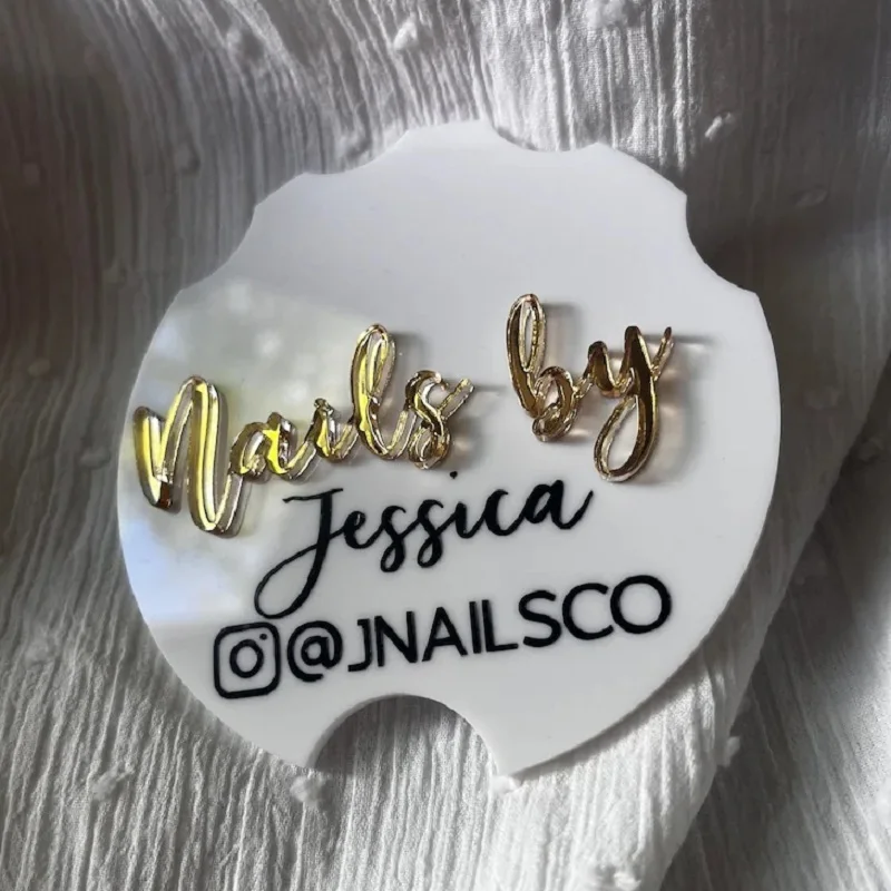Nail technician, beauty salon prop, nailfie disc,beauty room,business logo,social media picture prop,Personalised logo branding