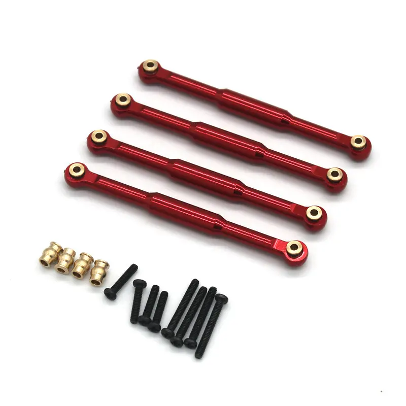 FMS 1/18 FCX18 New LC80 Rc Car Metal Upgraded Parts Lower Rod 4pcs