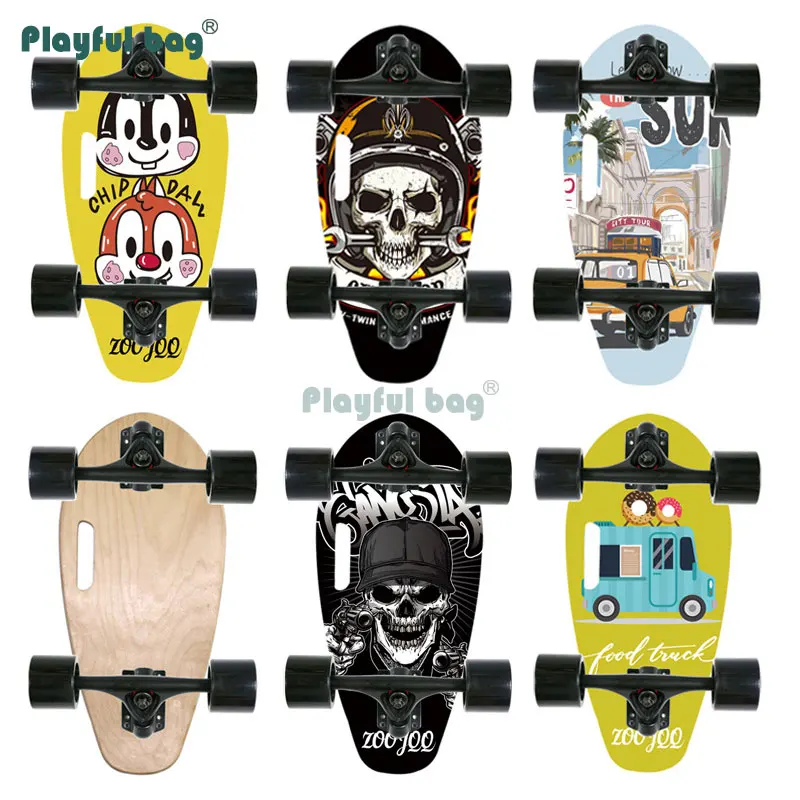 Four wheel beetle skateboard Maple deck Aluminium alloy trucks Outdoor Portable Mini skateboard AMB228