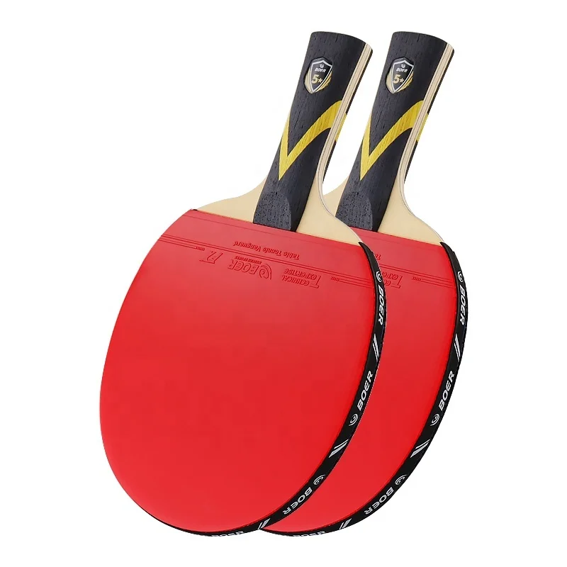 

Professional Carbon 5-Star Table Tennis Racket WIth Bag Horizontal Penhold Grip for Offensive Racket Pimples In Ping Pong Paddle