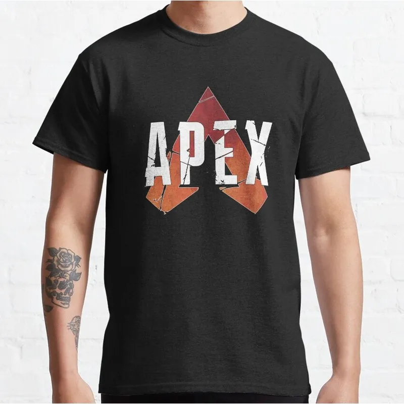 Apex Legends Battle Royale Game T‑Shirt Unisex Cotton Short Sleeve Graphic Print Tees Casual Streetwear Harajuku Tops For Gamer