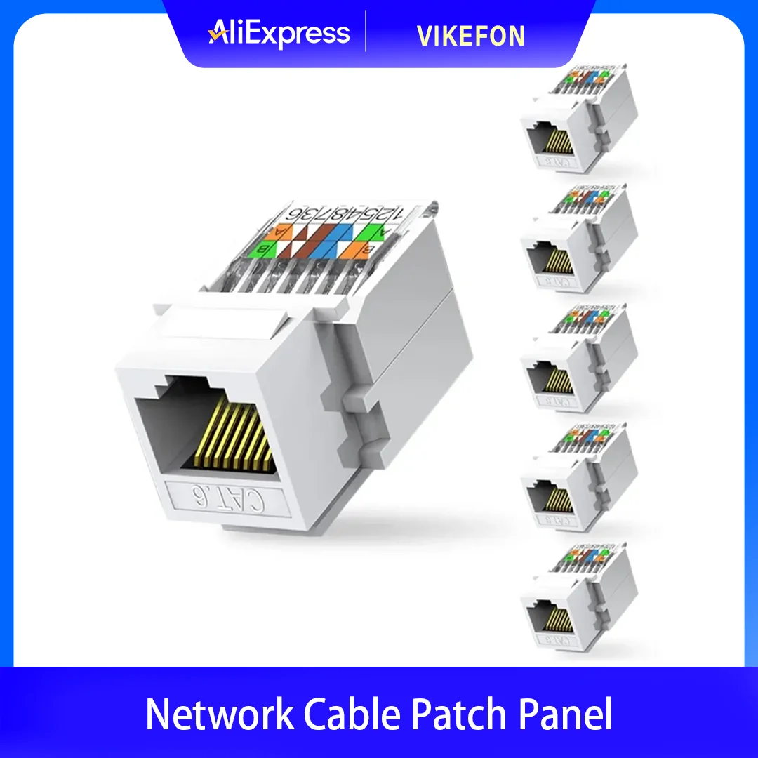 

Сетевой модуль RJ45, нет необходимости в использовании, 6-гигабитная сетевая розетка, комплексная проводка, сетевой кабель с кристаллической головкой, патч-панель