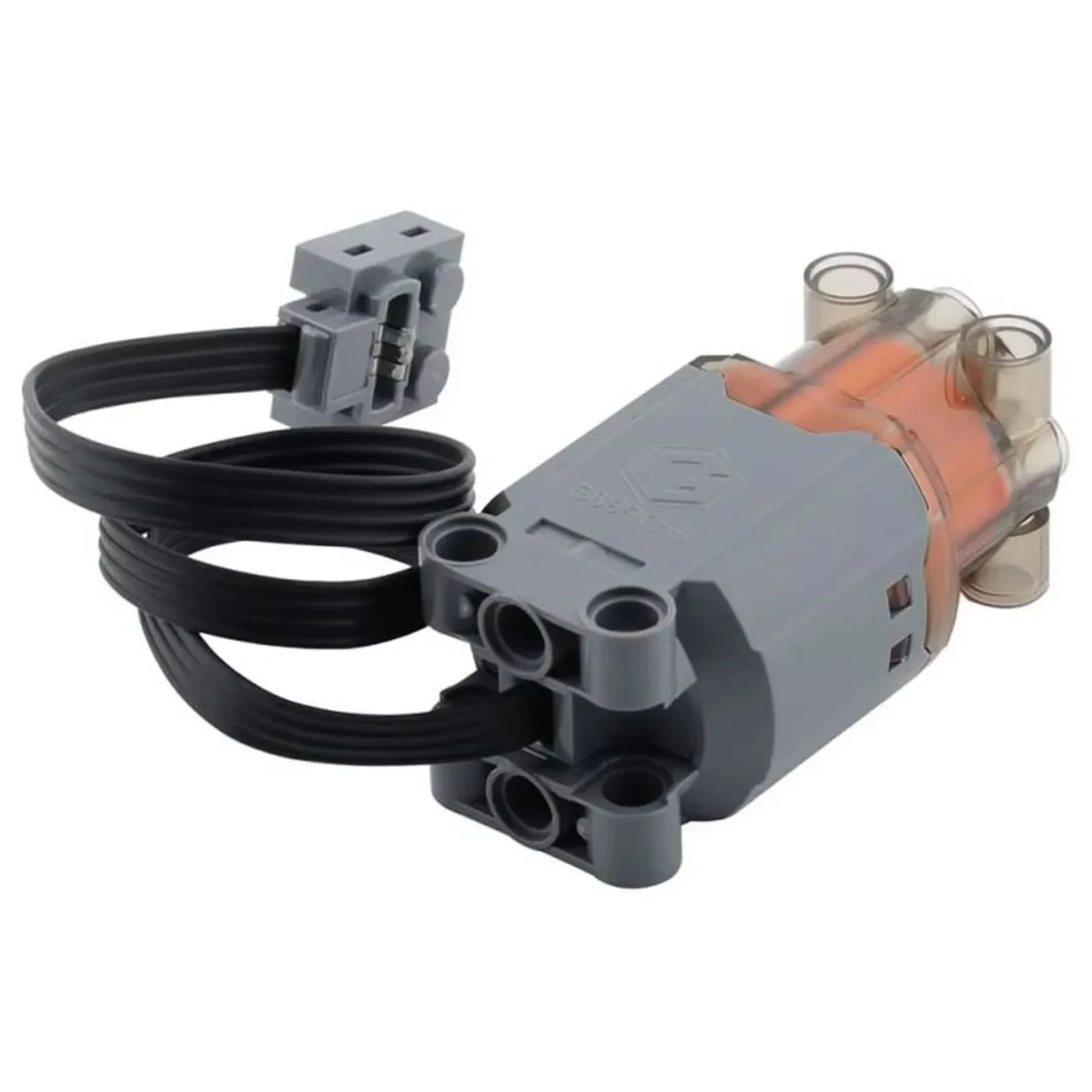 2 uds molde King Motor L grande negro furioso versión mejorada funciones de potencia MOC bloques de construcción técnicos ladrillos juguete 88003