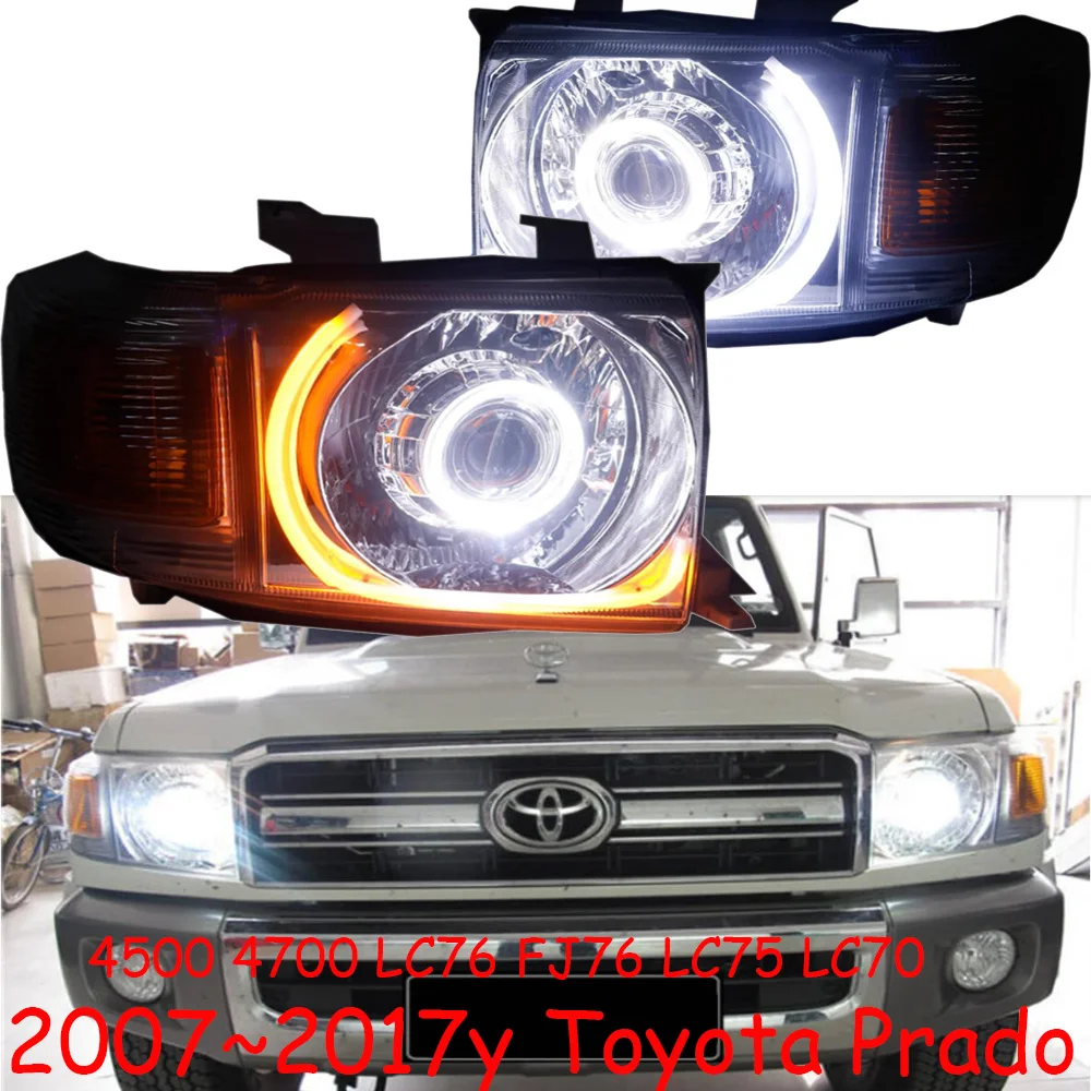 

Car bumper headlamp Toyota Cruiser Prado headlight 4500 4700 LC76 FJ76 LC75 LC70 2007~2017 car accessories prado daytime light