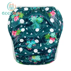 Pañal de natación de verano para bebé, pañal de piscina de tela PUL impermeable reutilizable, lavable, para piscina