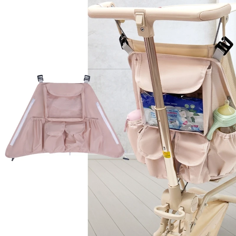 

Strollers Organiser Multipurpose Waterproof Compartments Secure Attachment Bag For Parenting Essential 24BE