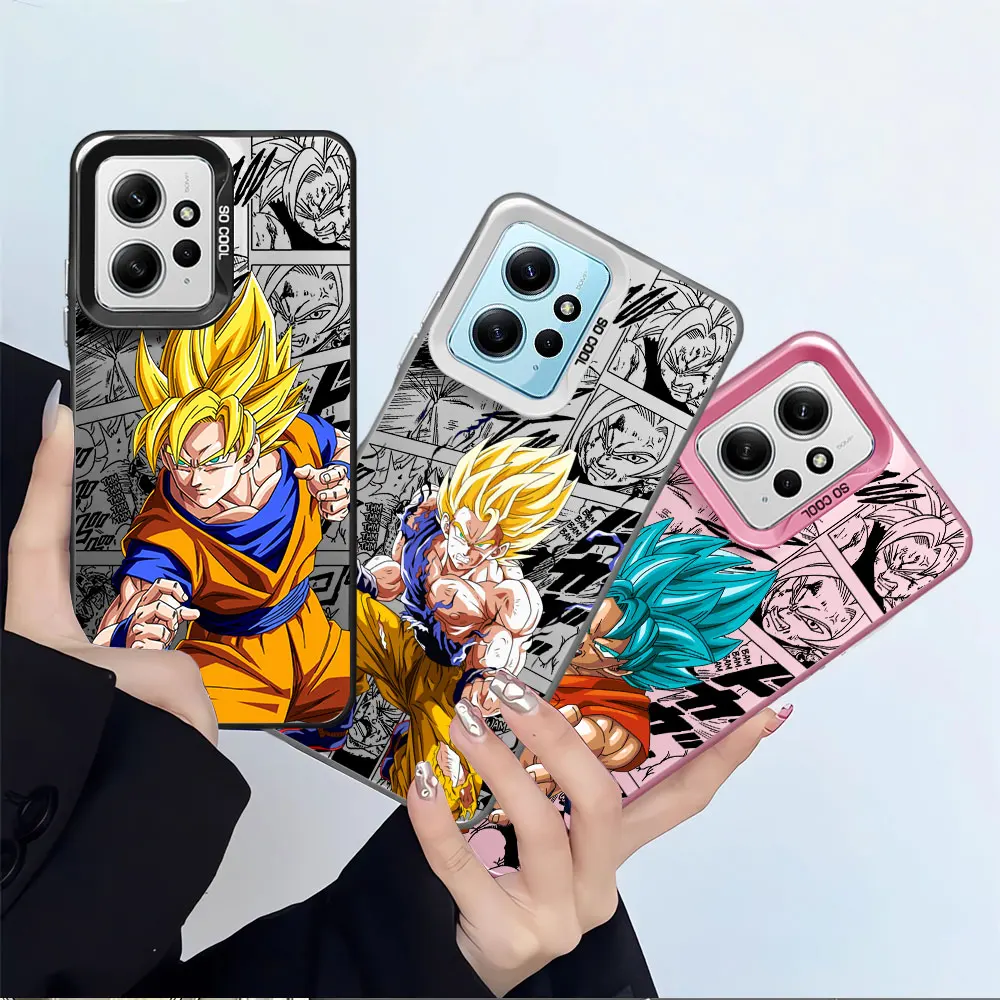 D-Dragons B-Balls Gokus Vegetas Case for Xiaomi Redmi Note 9 10s 11s 9s 11 Pro Plus 12 Pro 10 Pro 12S Soft Cover TPU Silicone 