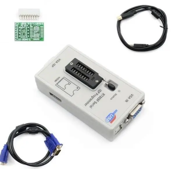 

RT809F RT809H ISP-программатор с кабелем Универсальный программатор RT809 Универсальный чип IC-программатор для загрузки записи горелки