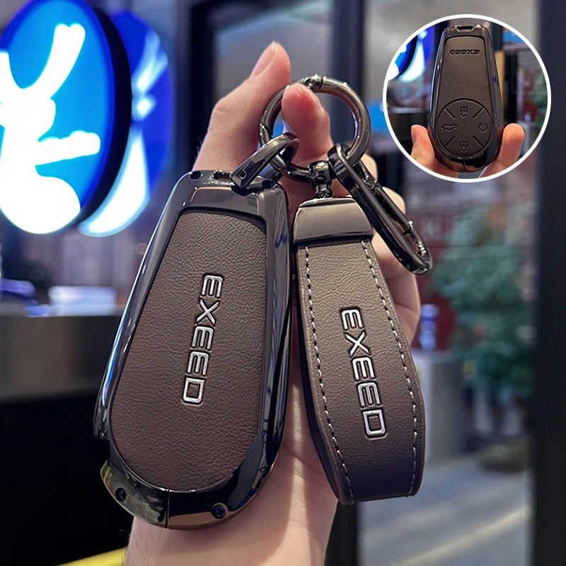 

For EXLANTIX ET EXEED STERRA ET 2024 2025 Car Remote Control Key Case Keychain Accessories Garnish Trim Cover