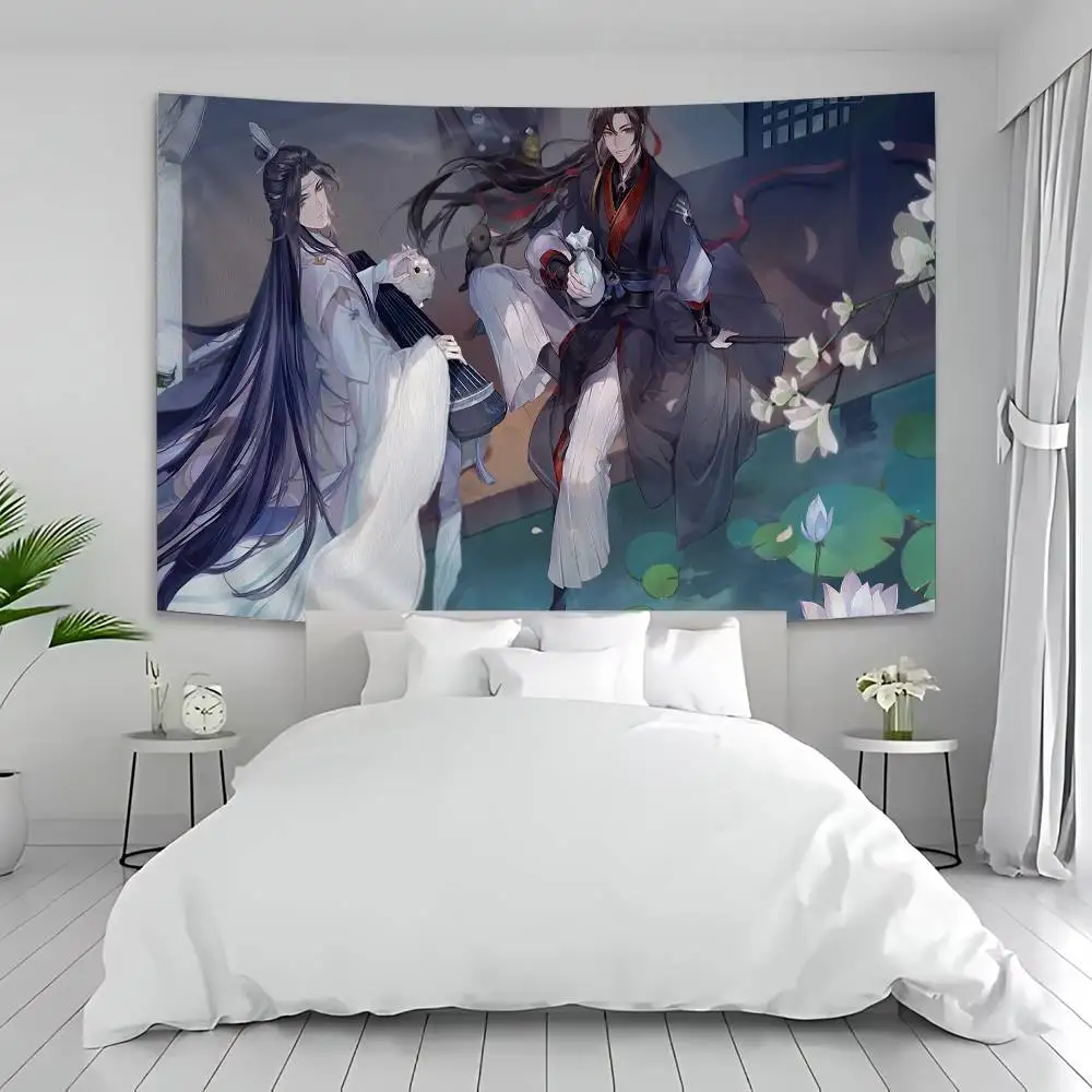 Anime Mo Dao Zu Shi Cartoon Tapestry Wall Hanging Decoration Household Home Decor