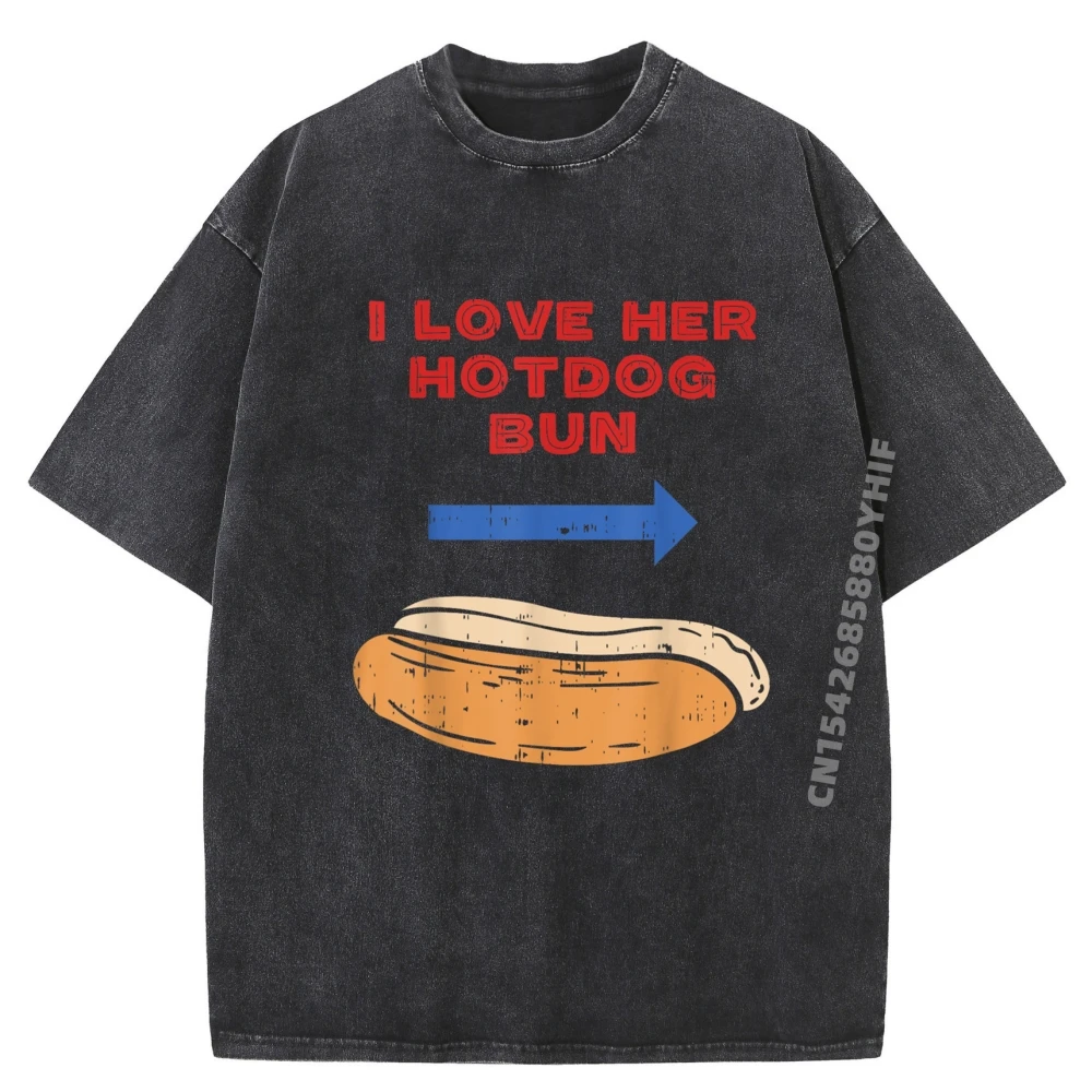 

Любовь ее хот-дог булочка одинаковая пара 4 июля мужская одежда винтажная футболка мужская модная стираная рубашка Vaporwave