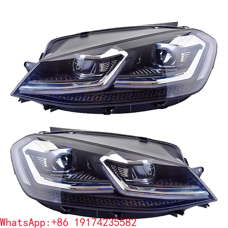 

For Golf 7 Accessories VW Headlight Assembly LED Headlight 2013-2020 Upgrade VW Gti Mk7 Led Head Lamp DRL