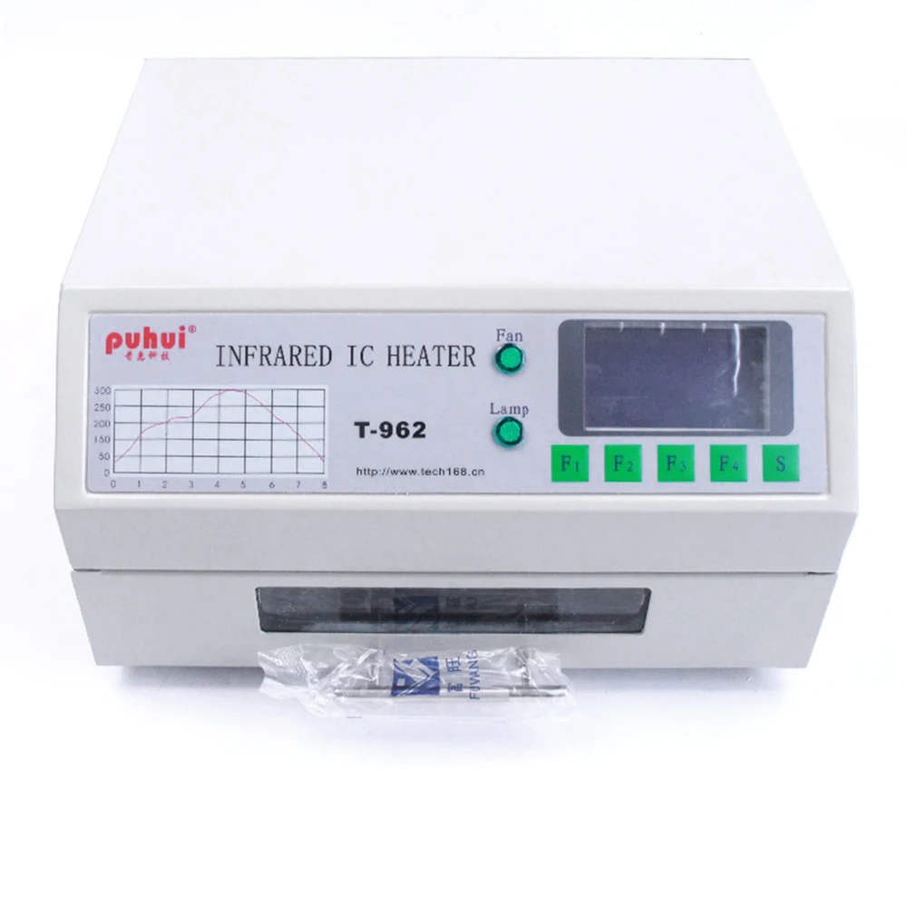 2021 Nieuwe Versie T-962 Infrarood Ic Kachel Met Rookkanaal T962 Desktop Reslow Soldeer Bga Smd Smt Rework Station T 962