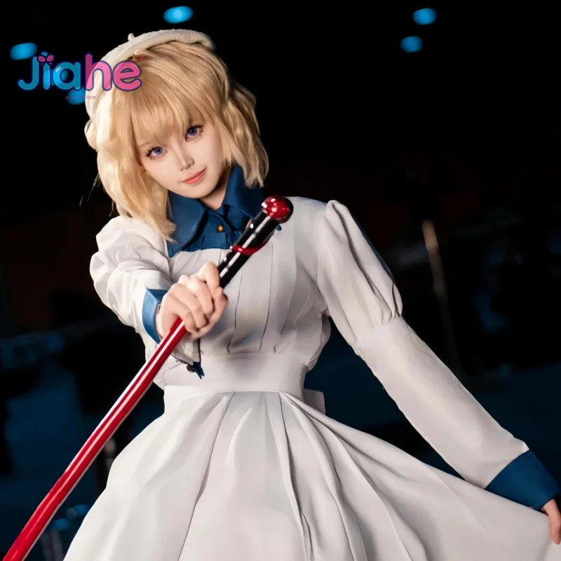 

In/Spectre аниме Iwanaga Kotoko косплей костюм Хэллоуин вечерние женские милое белое платье шляпа аксессуары реквизит униформа комплект S-XXL