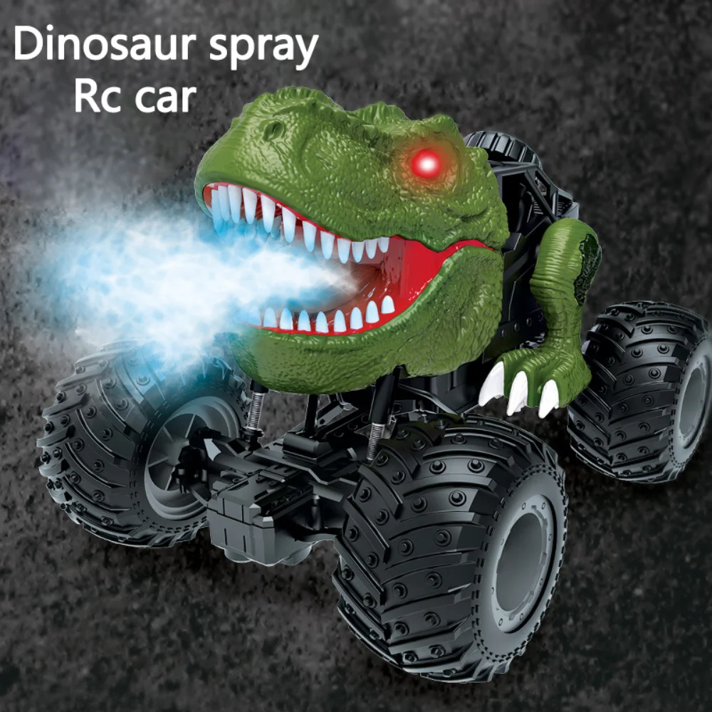 

Spray Dinosaur RC Car Toy 2.4 GHz 360° Racing Climbing 4WD Off-Road Vehicle Monster Truck for Children Toddler Boys Girls