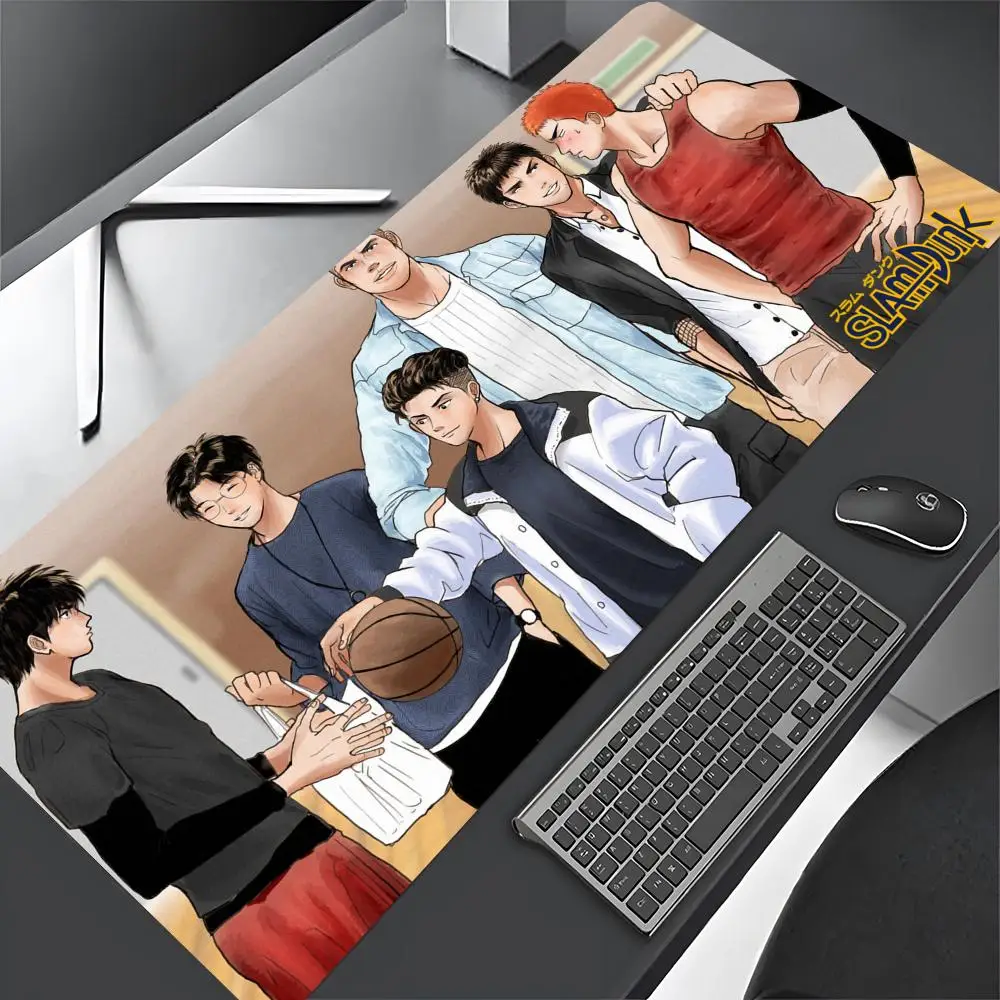 Anime Slam Dunk Mouse video games Pad Gaming Abstract Large 800x400mm MouseMat Gamer XXL Mause Carpet PC Desk