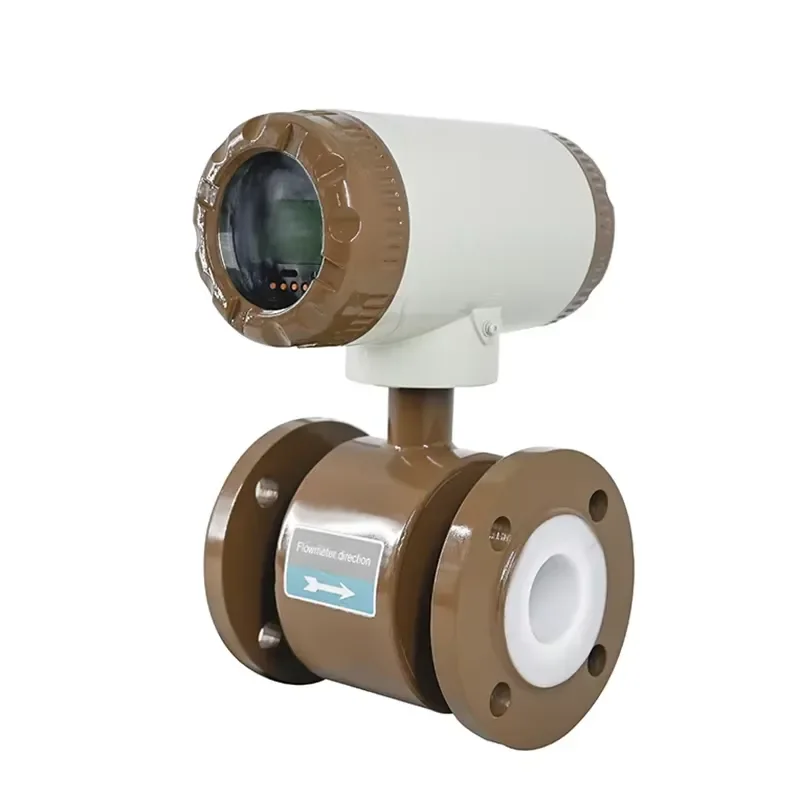 Smart Industrial Electromagnetic Flow Meter (Xilite X-MAG) for Conductive Liquids Clamp-On Connectivity Flange Type