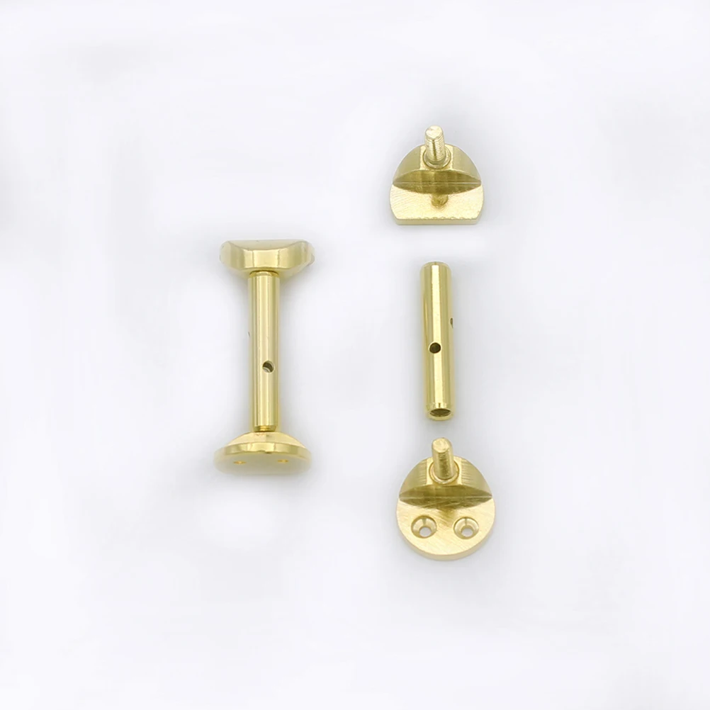 

2pcs Violin Chin Rest Screws Silver Color Small Size Replacement Parts Accessories Musical Instrument Components Durable Smooth