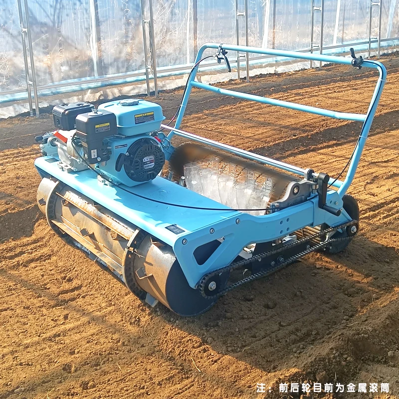 Gasoline Engine Power 10 Rows Vegetable Seeder Cabbage Coriander Small Grain Spinach Artemisia Rape Celery Fine Planter