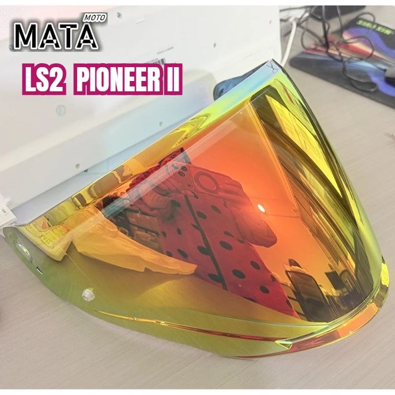 

New Colors Available ! LS2 PIONEER II Helmet Anti-fog Stickers Light Black Lens Red Lens MX702 Helmet Replacement Accessories