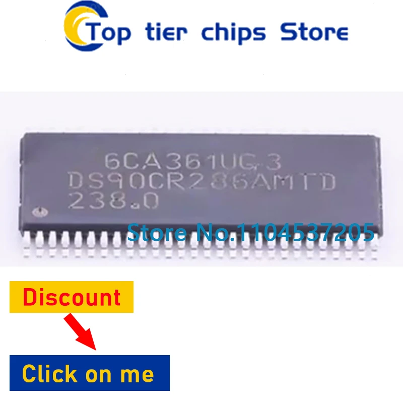 1-10 pezzi DS90CR286AMTD TSSOP-56