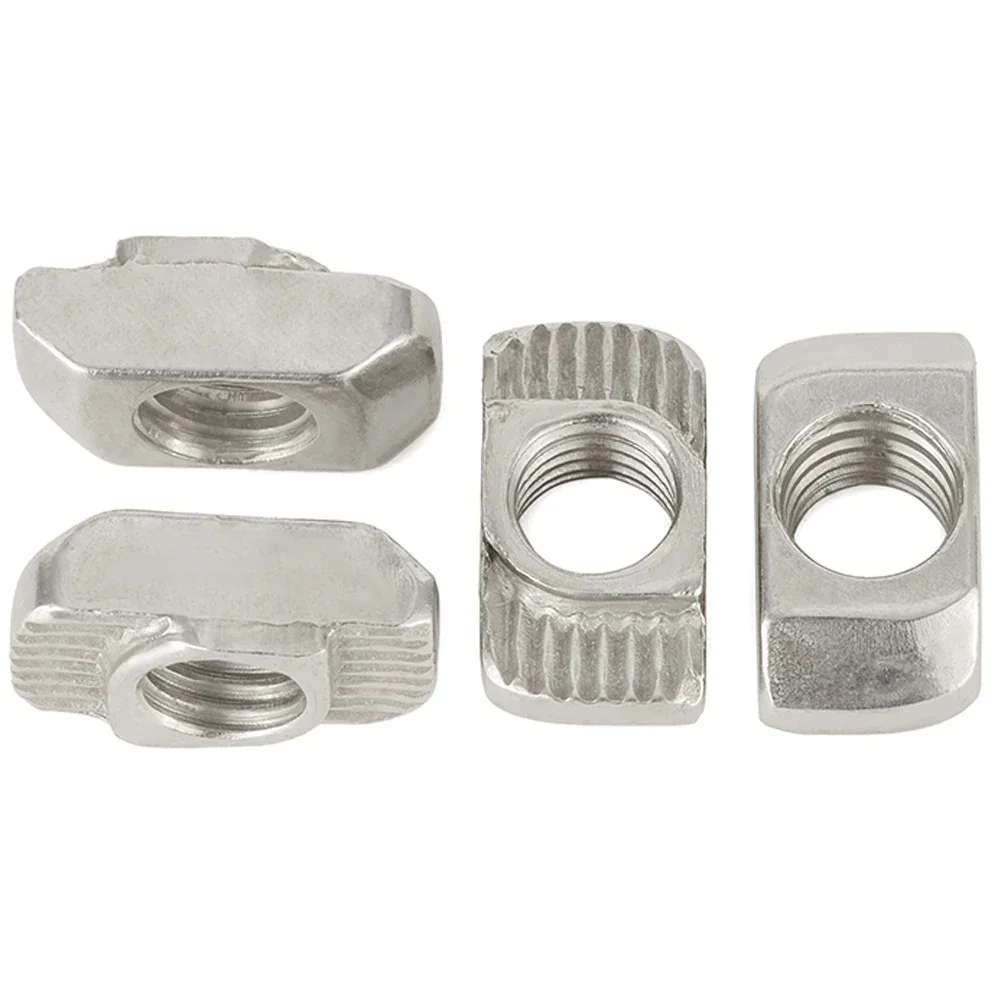 M3 M4 M5 M6 M8 T-nut Hammer Head T Nut Connector Nickel Plated Carbon Steel For 20/30/40/45 Series Aluminium Profile